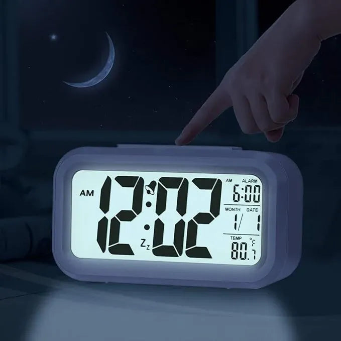 Digital LCD Alarm Clock